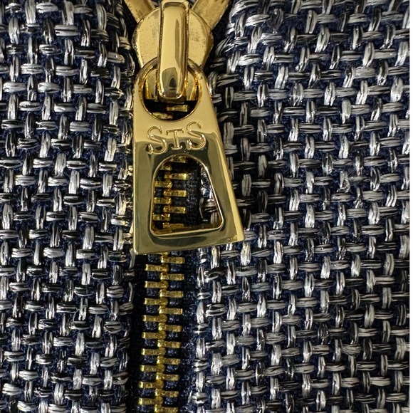 STS Sail to Sable Wool Blend Fringed Tweed Skirt sz 8 - Picture 5 of 7